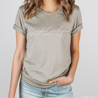 Joyful in Hope Soft Christian T-Shirt