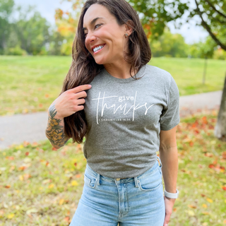 Give Thanks Women's Tee Shirt