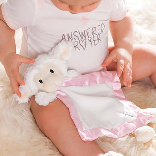 Plush Toy Snuggle Buddy My Little Lamb, Pink