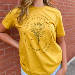 August 2025 T-Shirt of the Month: Mustard Seed Faith
