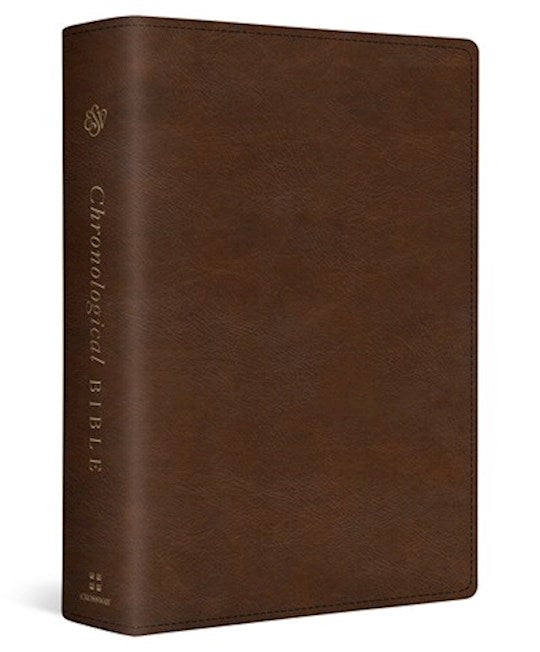 ESV Chronological Bible-Brown TruTone