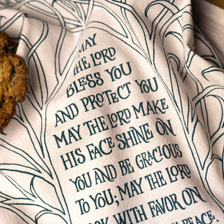 The Blessing Hymn Tea Towel — 24"x20"