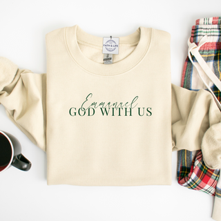 Emmanuel Christmas Crewneck Sweatshirt