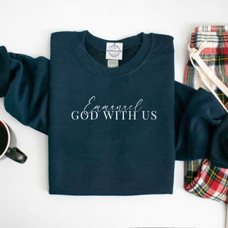 Emmanuel Christmas Crewneck Sweatshirt