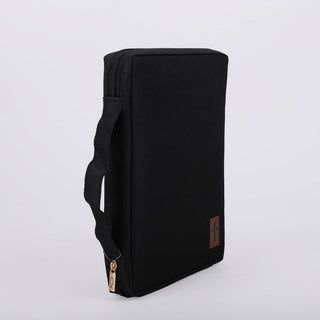 Canvas Bible Cover Cross Patch, Size Extra Large