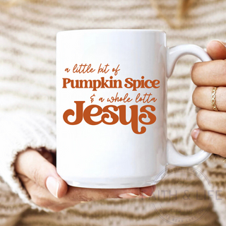 A Whole Lotta Jesus Fall Coffee Mug