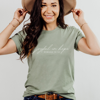Joyful in Hope Soft Christian T-Shirt