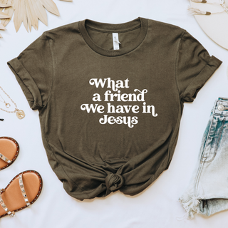 What A Friend We Have In Jesus Soft Christian T-Shirt