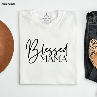 Blessed Mama Christian Mothers Day T-Shirt