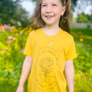 August 2025 Youth T-Shirt of the Month: Mustard Seed Faith