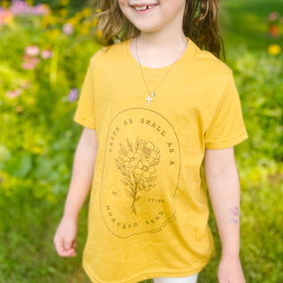 August 2025 Youth T-Shirt of the Month: Mustard Seed Faith