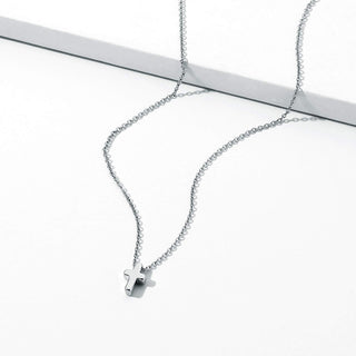 Dainty Floating Cross Necklace