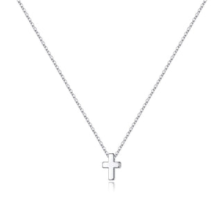 Dainty Floating Cross Necklace