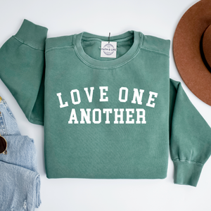 Love One Another Lightweight Comfy Crewneck Sweatshirt