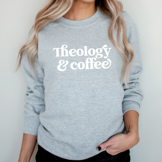 Theology and Coffee Fall Crewneck Sweatshirt