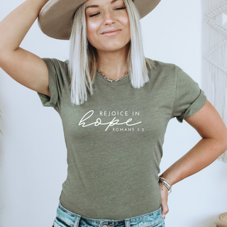 Rejoice in Hope Soft Christian T-Shirt