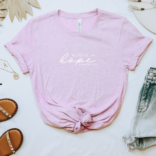 Rejoice in Hope Soft Christian T-Shirt