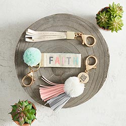 Simply Faith Keychain - Joshua 1:9