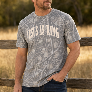 Jesus is King T-Camouflage T-Shirt