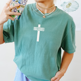 Unashamed Cross Christian Graphic T-Shirt