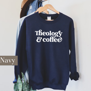 Theology and Coffee Fall Crewneck Sweatshirt