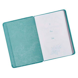 One Minute With God For Women Teal Faux Leather Devotional