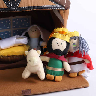 Plush Nativity 11 Piece Play Set