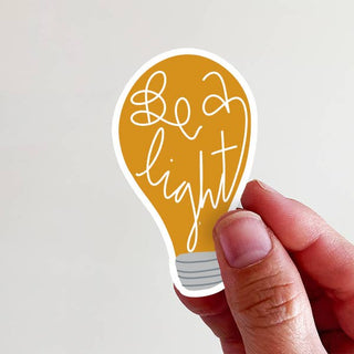 Be a Light Vinyl Sticker