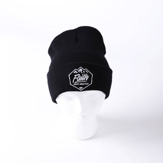 Beanie Black Faith Moves Mountains