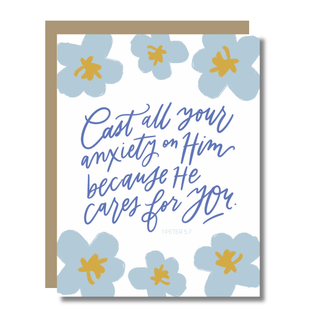 He Cares for You Card - Christian Encouragement Card