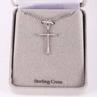 Necklace Cross - Sterling Silver - 18"