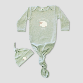 The Lord Is My Shepherd Sleep Sack and Newborn Hat Set