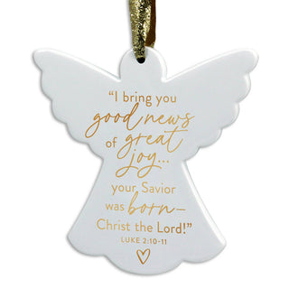 Christmas Ornament Good News Angel