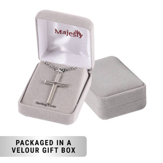 Necklace Cross - Sterling Silver - 24"