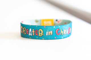 Created in Christ Stretchy Bracelet Kids Size