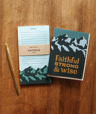 Faithful Strong & Wise Father's Day Card