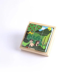 Puzzle Wood 6 Block Bible