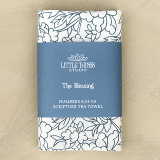 The Blessing Scripture Tea Towel — 24"x20" — CSB