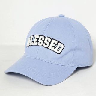 3D BLESSED Embroidered Patch Cotton Baseball Cap