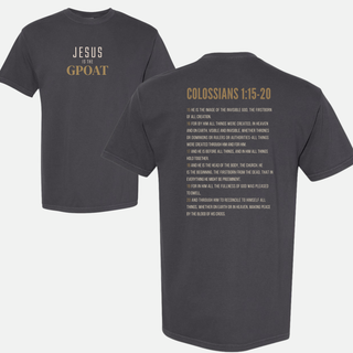 Jesus is the GPOAT Colossians Back Design