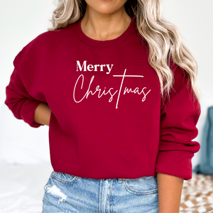 Merry Christmas Christian Christmas Crewneck Sweatshirt