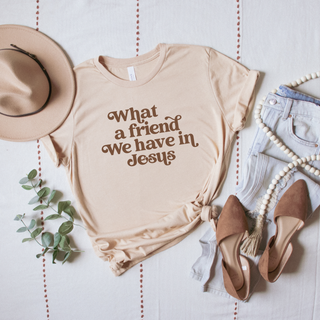 What A Friend We Have In Jesus Soft Christian T-Shirt
