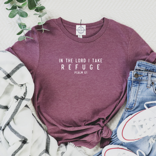 In the Lord I Take Refuge Psalm 61 Bella Canvas - March 2026 Collection