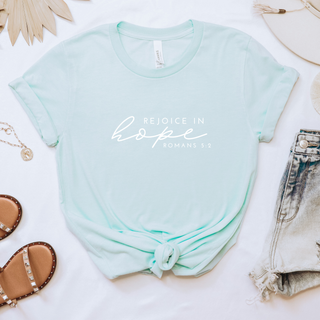 Rejoice in Hope Soft Christian T-Shirt