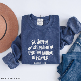 Romans 12:12 October 2026 Sweatshirt of the Month