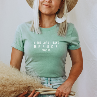In the Lord I Take Refuge Psalm 61 Bella Canvas - March 2026 Collection
