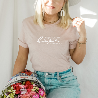 Rejoice in Hope Soft Christian T-Shirt