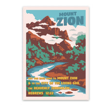 Mount Zion Christian Bible Verse Vinyl Sticker