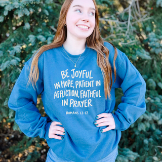 Romans 12:12 October 2026 Sweatshirt of the Month