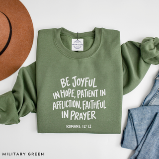 Romans 12:12 October 2026 Sweatshirt of the Month